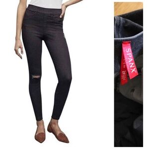 Spanx Distressed Skinny Jeans XL 14 Preowned